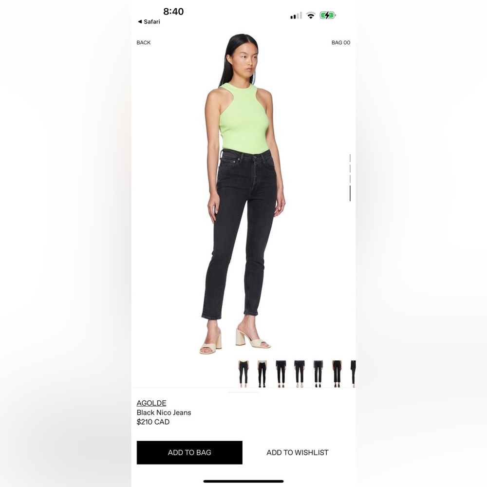 Agolde Nico Jeans (size 27)